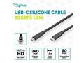Digitus silikonový kabel USB4 verze 2.0, USB 80 Gb
