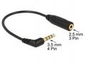 Delock Audio kabel Stereo jack 3.5 mm 3 pin samec 