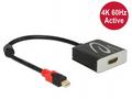Delock Adapter mini Displayport 1.2 male > HDMI fe
