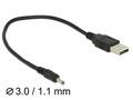 Delock Cable USB Type-A Plug Power > DC 3.0 x 1.1 