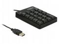 Delock - Klávesnice - USB - černá - maloobchod