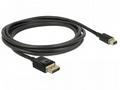 Delock - Kabel DisplayPort - DisplayPort s piny (m