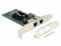 Delock PCI Express Card > 2 x Gigabit LAN - Síťový