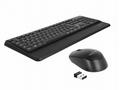 Delock - Klávesnice a sada myši - bezdrátový - 2.4