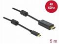 Delock - Kabel video, audio - USB-C s piny (male) 