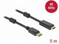 Delock - Kabel adaptéru - DisplayPort s piny (male