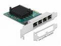 Delock PCI Express x1 karta na 4 x Gigabit LAN