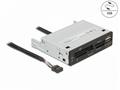 Delock 3.5” USB 2.0 čtečka karet 5 slotů + 1 x USB