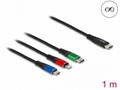 Delock 3 in 1 - Kabel pouze pro nabíjení - USB-C s