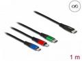 Delock 3 in 1 - Kabel pouze pro nabíjení - USB-C s