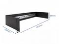 Delock - DIN rail panel - montáž do racku - cerná 