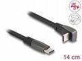 Delock - USB kabel - USB-C (M) do USB-C (M) úhlový