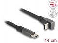 Delock - USB kabel - USB-C (M) do USB-C (M) úhlový