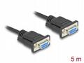 Delock - Sériový kabel - DB-9 (F) do DB-9 (F) - 5 