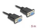 Delock - Sériový kabel - DB-9 (F) do DB-9 (F) - 5 
