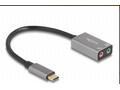 Delock - Adaptér USB-C, jack sluchátek - 24 pin US
