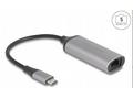 Delock - Sítový adaptér - USB-C - 10M, 100M, 1G, 2
