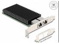 Delock - Sítový adaptér - PCIe 2.0 x8 nízký profil
