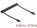 Delock Kroucený kabel USB 2.0 Type-C™ ze zástrčky 