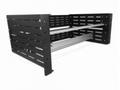 19 DIN Rail Bracket 4U black, 19 DIN Rail Bracket 
