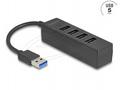 Delock - Rozbocovac - 5 Gbps, USB-A - 4 x USB 3.2 