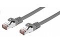 Kabel C-TECH patchcord Cat6, FTP, šedý, 0,25m