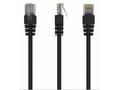 GEMBIRD kabel patchcord Cat5e UTP 0,5m, černý