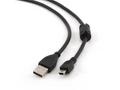 Kabel USB A-MINI 5PM 2.0 1,8m HQ s ferrit. jádrem
