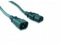 GEMBIRD Kabel síťový, prodlužovací, 3m VDE 220, 23