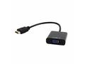 GEMBIRD kabelový adaptér HDMI na VGA + Audio, M, F