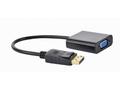 GEMBIRD red. Displayport na VGA, M, F, černá
