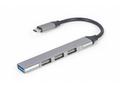 Gembird USB Type-C hub 4-portový USB 3.1 (Gen 1),s