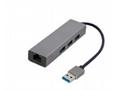Gembird USB AM Gigabit network adapter with 3-port