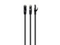 Gembird S, FTP Cat 6A propojovací kabel LSZH, čern