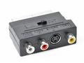 GEMBIRD Redukce Scart, 3x Cinch (RCA) + S-Video, M