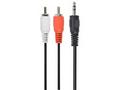 GEMBIRD kabel minijack 3.5mm - 2x RCA M, M 2,5m
