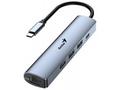 Genius UH-545 USB Hub, externí, USB-C na 3× USB 3.