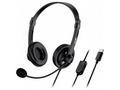 Genius HS-230U, Headset, náhlavní, drátový, s mikr