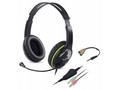 Sluchátka s mik. GENIUS HS-400A green + redukce