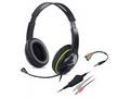 Sluchátka s mik. GENIUS HS-400A green + redukce