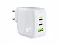 Green Cell bílá 65W GaN GC PowerGan nabíječka do z