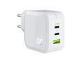 Green Cell bílá 65W GaN GC PowerGan nabíječka do z