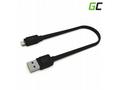 Green Cell Kabel Lightning 25cm Matný s rychlým na