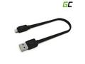 Green Cell Kabel Lightning 25cm Matný s rychlým na