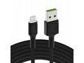 Green Cell Kabel Ray USB-A - Lightning 1,2m LED s 