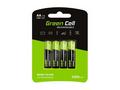 Green Cell Rechargeable Batteries 4x AA HR6 2000 m