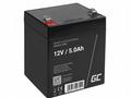 Green Cell AGM VRLA 12V 5Ah maintenance-free batte