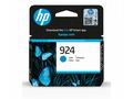 HP 924 - Azurová - originální - Officejet - inkous