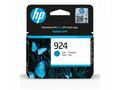 HP Ink Cartridge 924, Cyan, 400 stran