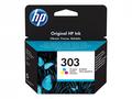 HP Ink Cartridge 303, Tri-Color, 165 stran